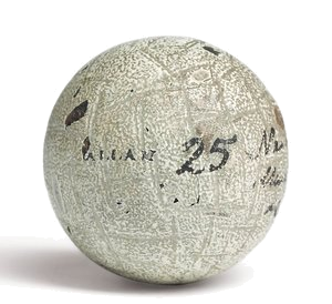 The Hand-Hammered Gutta Golf Ball